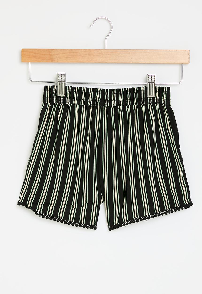 HAILYS - Shorts - black stripe