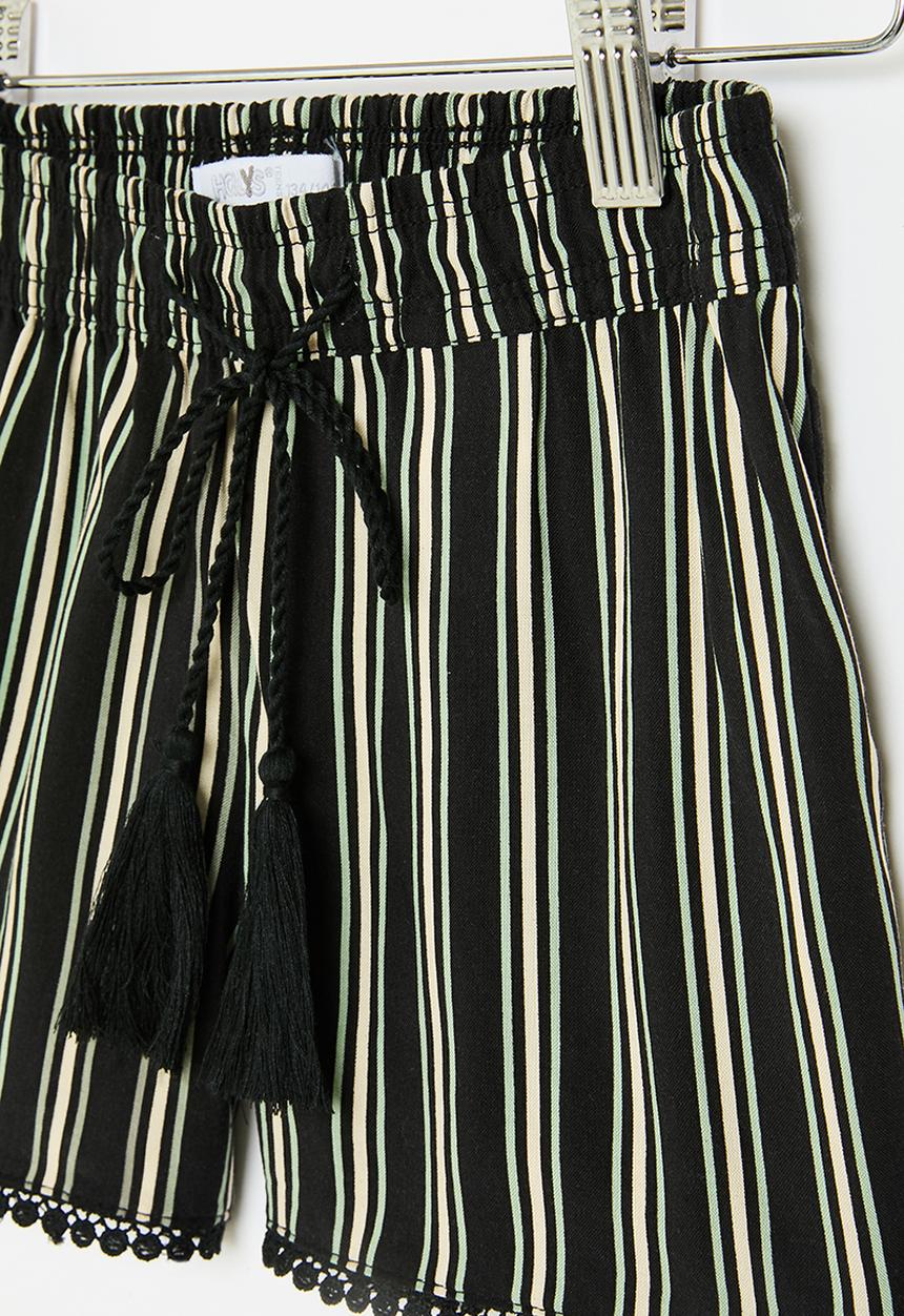 HAILYS - Shorts - black stripe