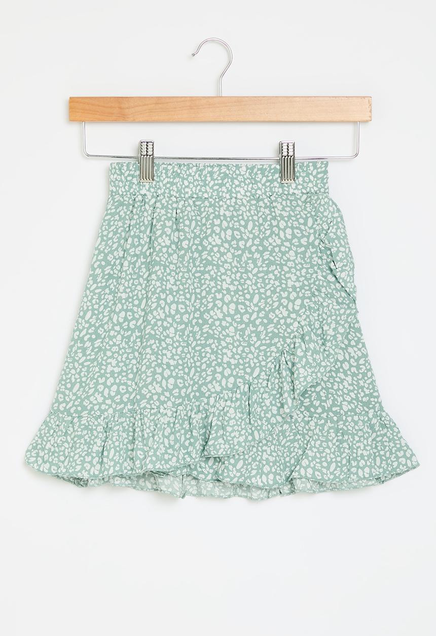 HAILYS - Skirt - green tea leo