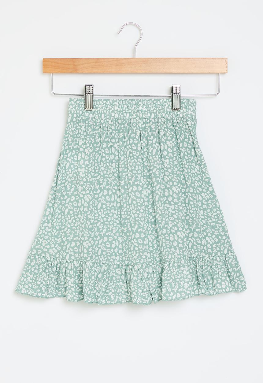 HAILYS - Skirt - green tea leo