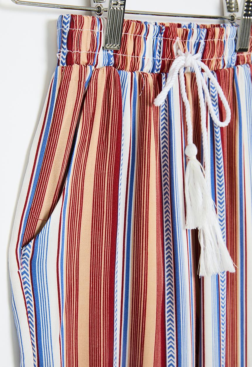HAILYS - Trousers - hazel stripe