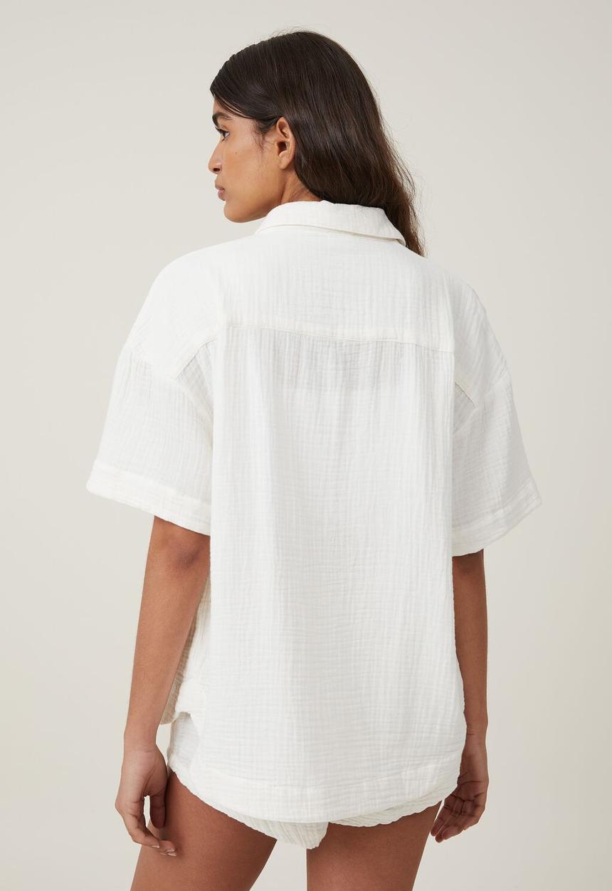 Cotton On - Hayley shirt - white texture