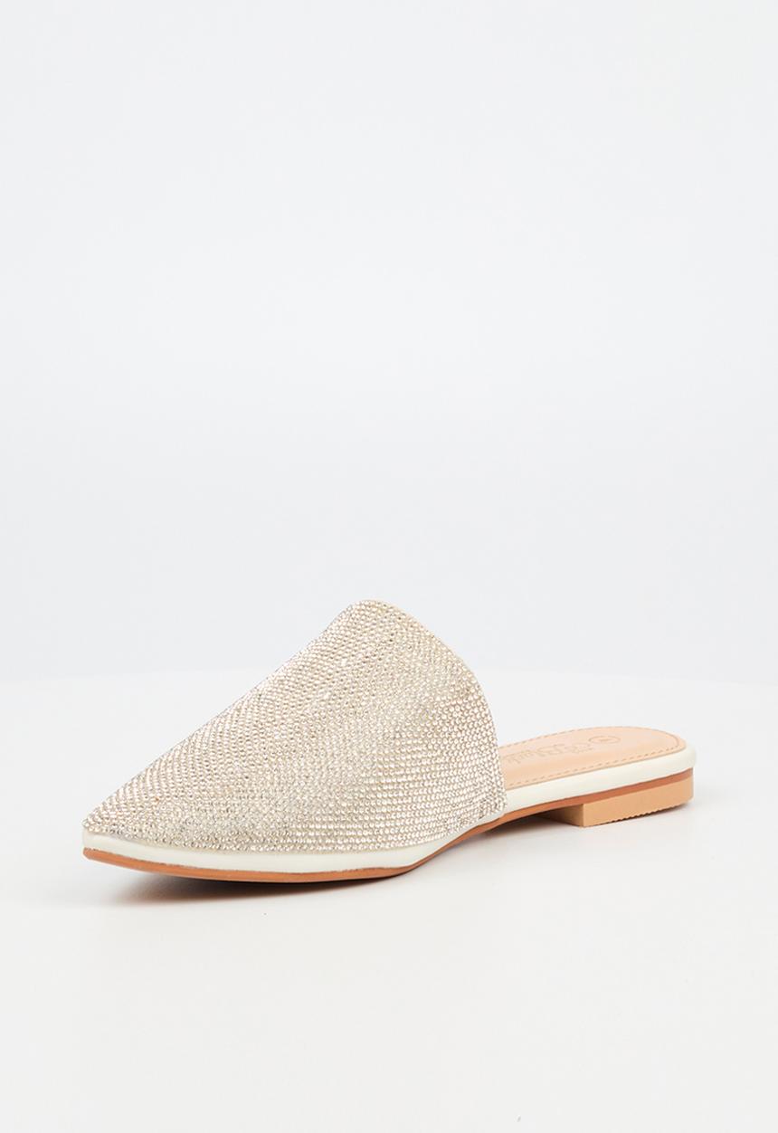 Miss Black - Zurich mule - silver