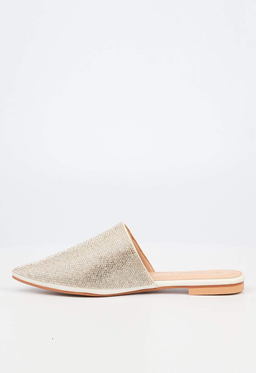 Miss Black - Zurich mule - silver