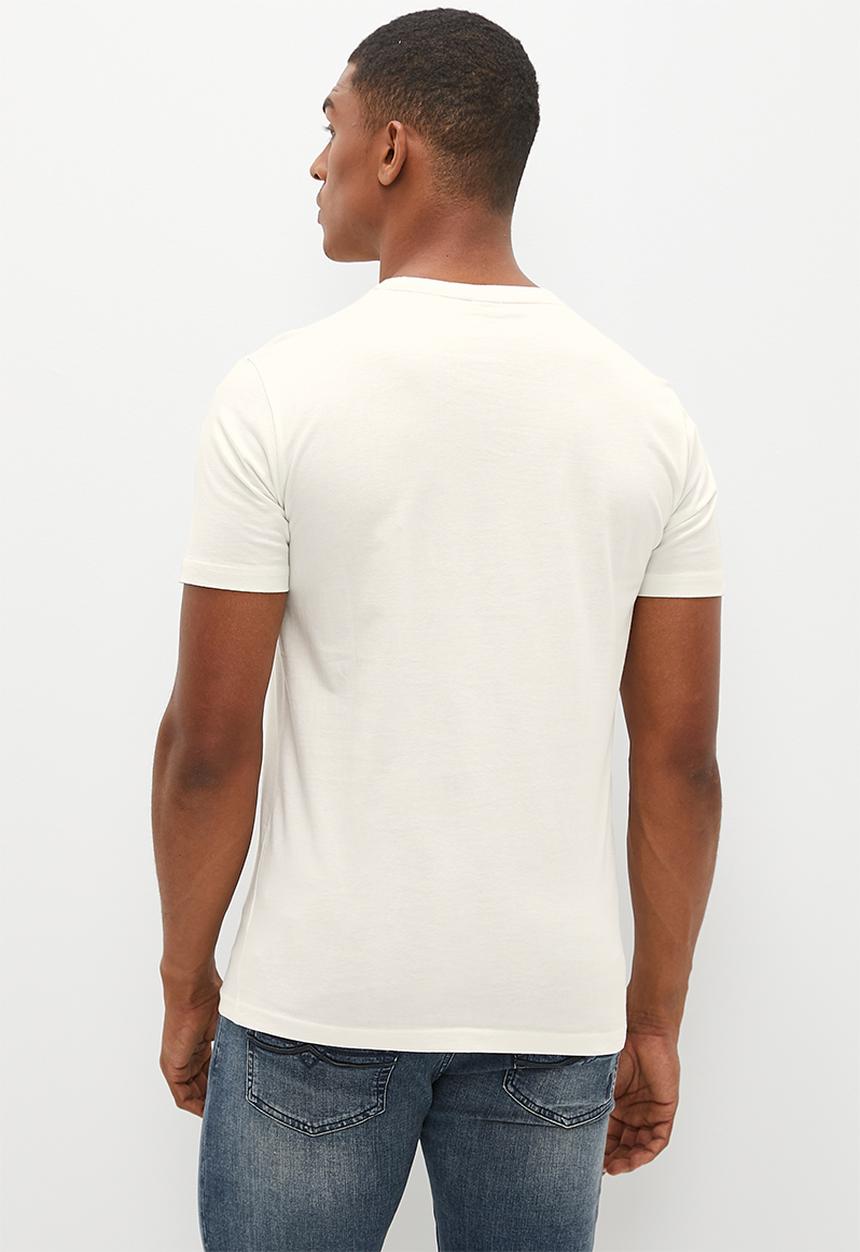 POLO - Mens short sleeve big pony tee - white 