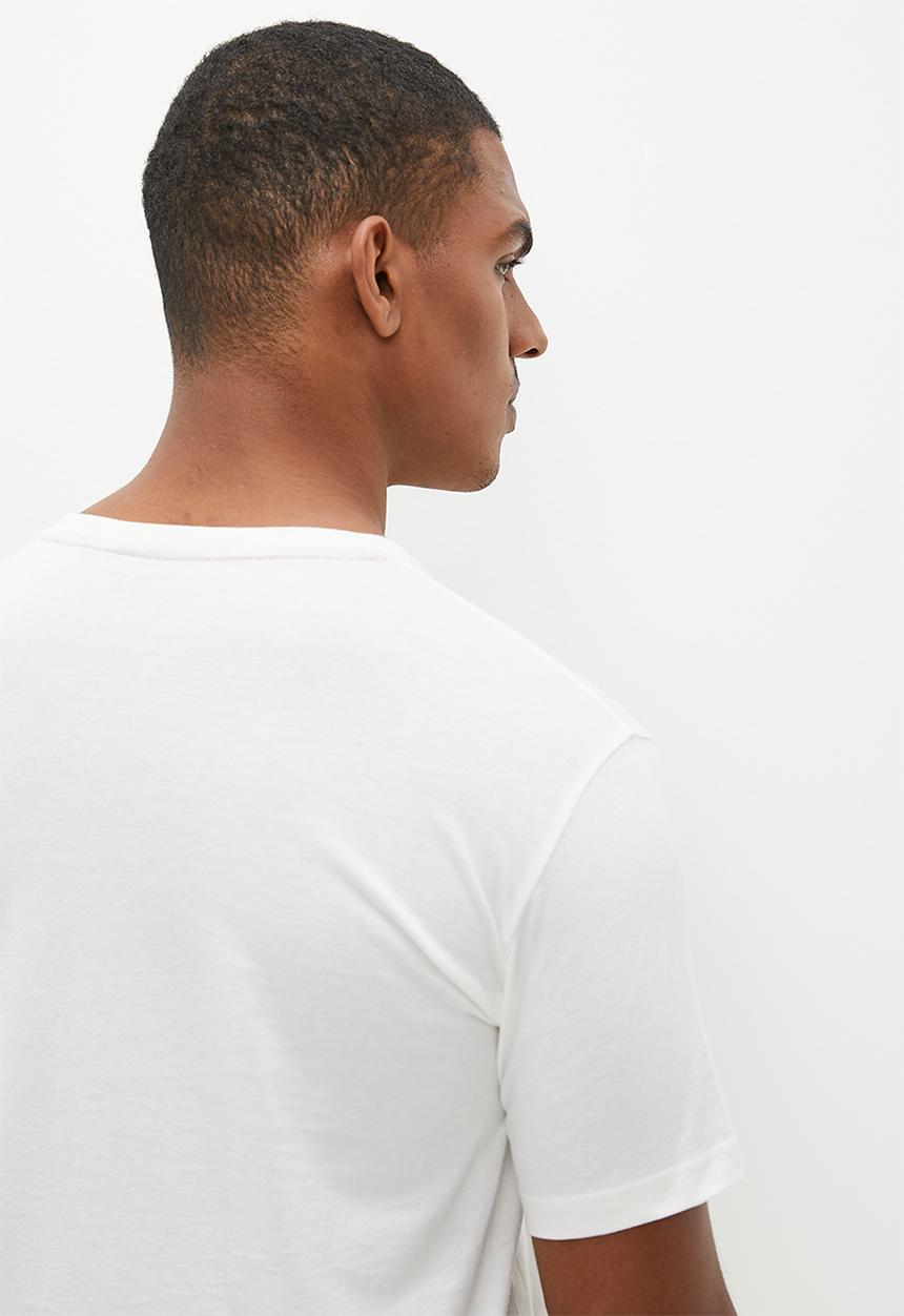 POLO - Mens short sleeve equestrian tee - white 