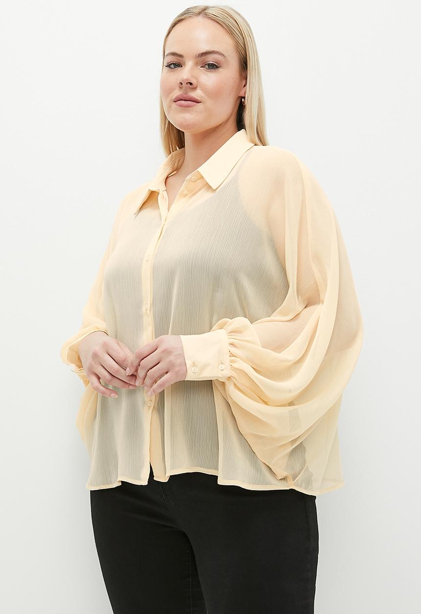 edit - Dolman sleeve shirt - stone brazilian