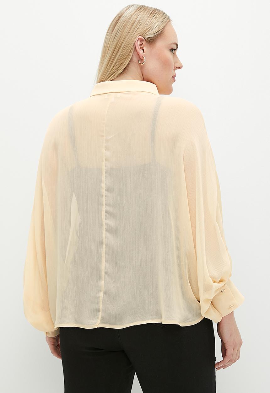 edit - Dolman sleeve shirt - stone brazilian