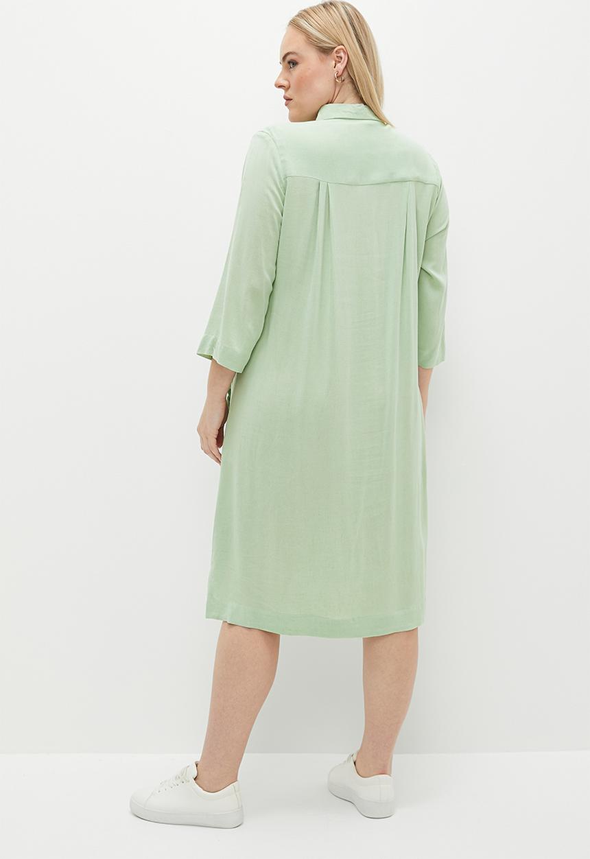 AMANDA LAIRD CHERRY - Plus Zinhle - Pistachio Slub Weave