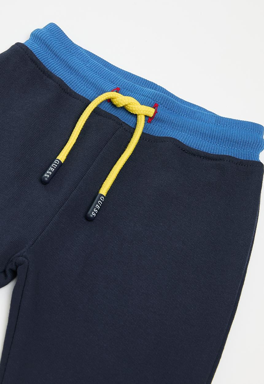 GUESS - Short sleeve polo & active pants - blue & white 
