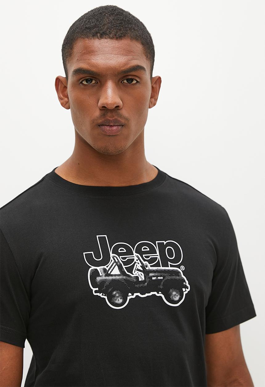 JEEP - Car icon print tee - black 