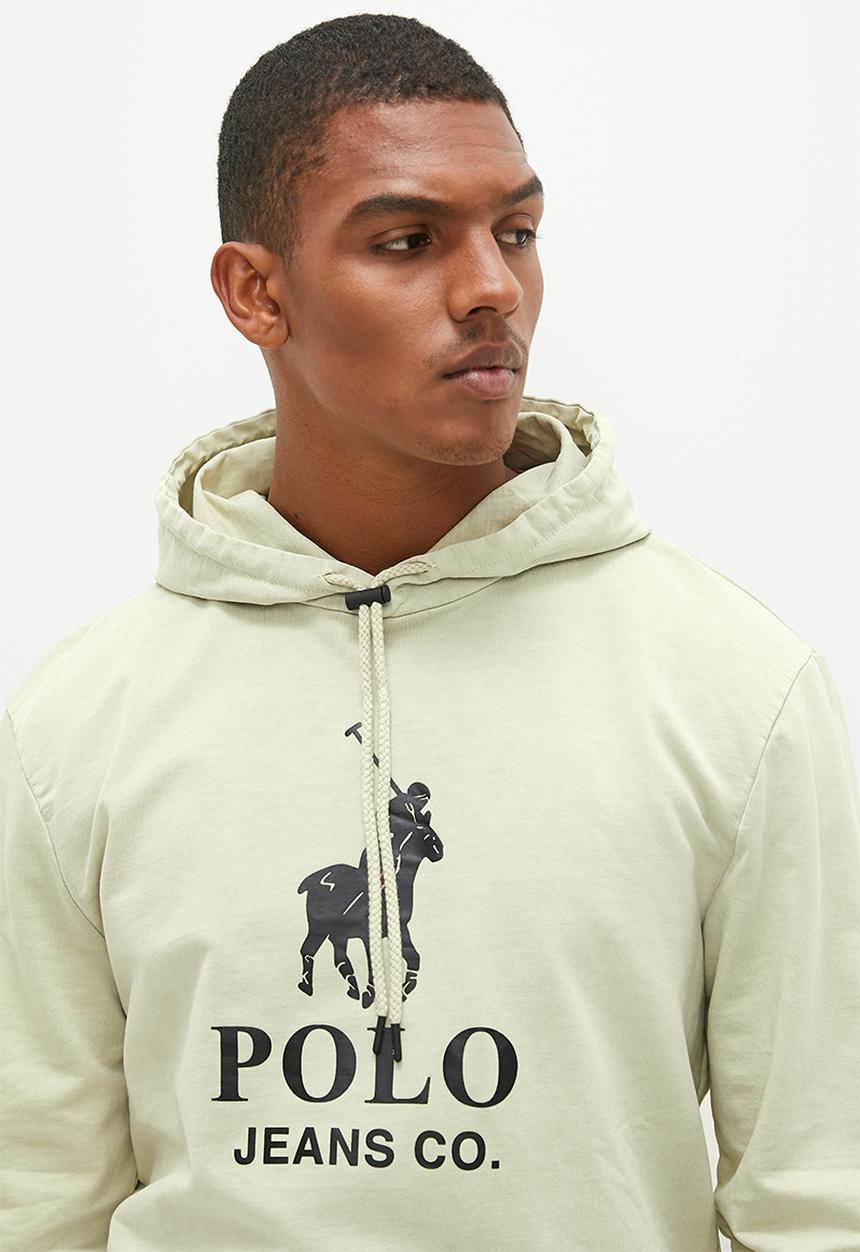 POLO - Mens pjc hooded sweat top - neutral 