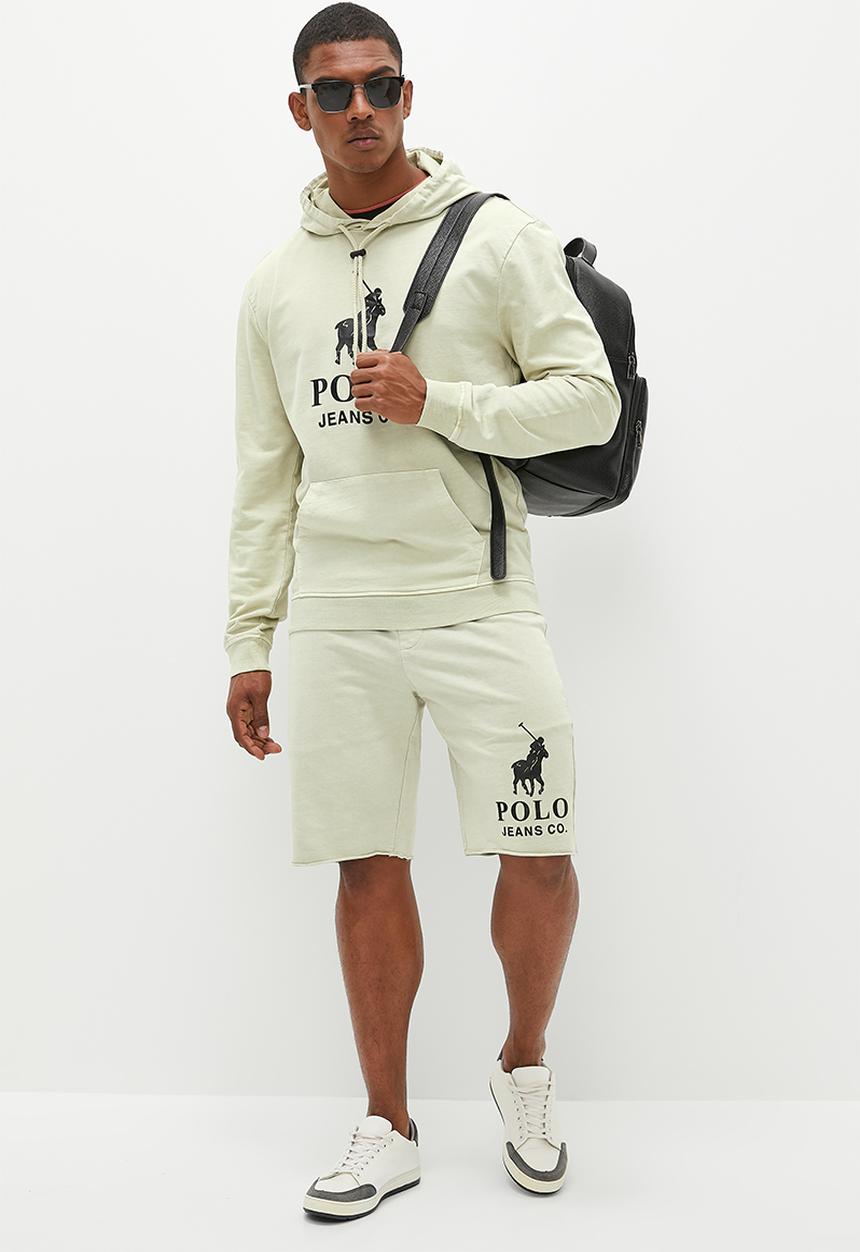 POLO - Mens pjc hooded sweat top - neutral 