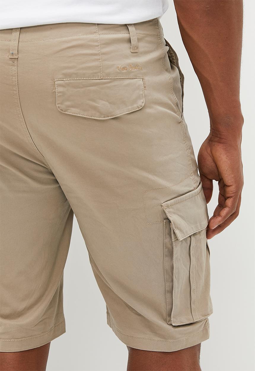 Pierre Cardin - PC stretch cargo shorts - natural 