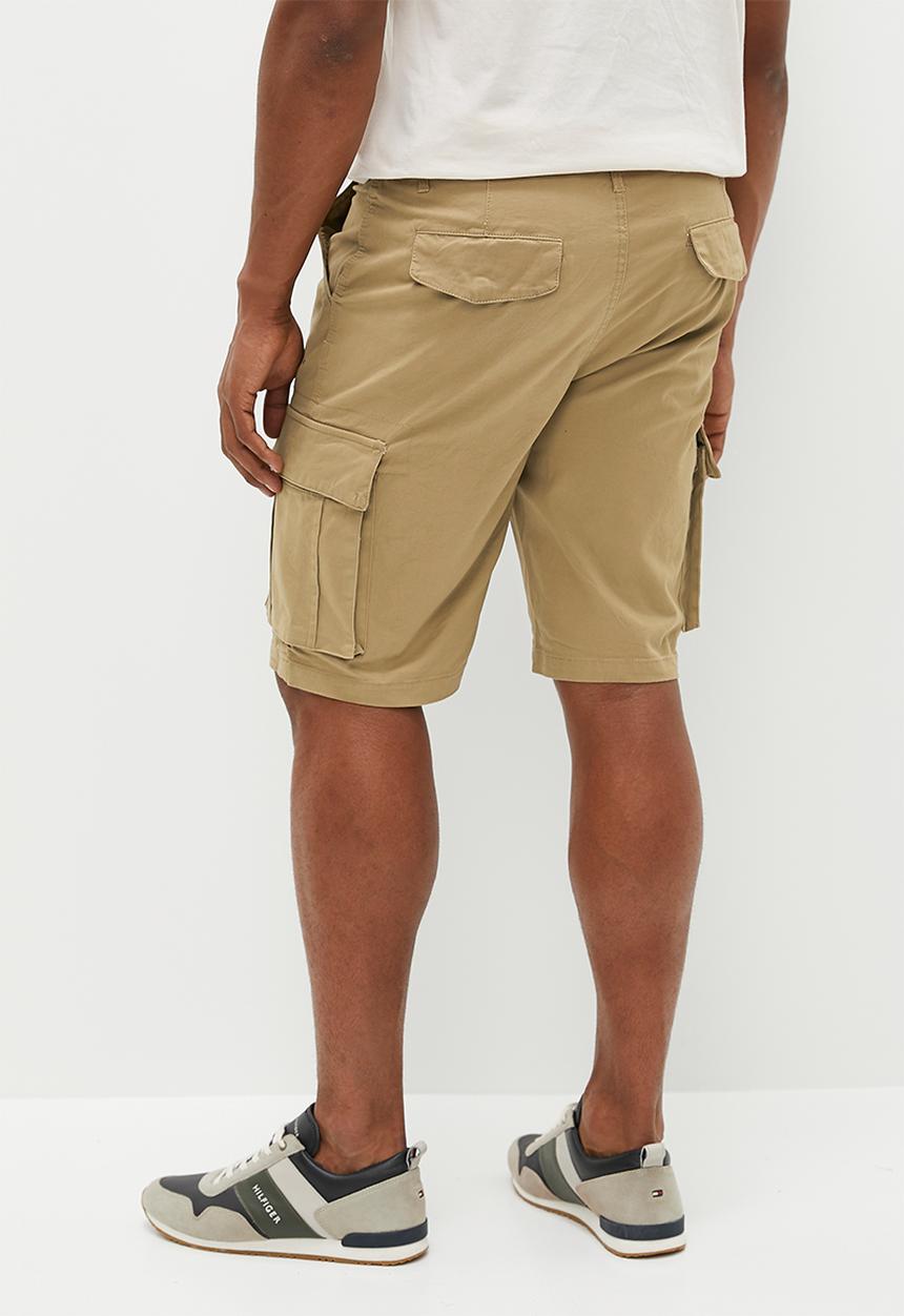 Pierre Cardin - PC stretch cargo shorts - khaki