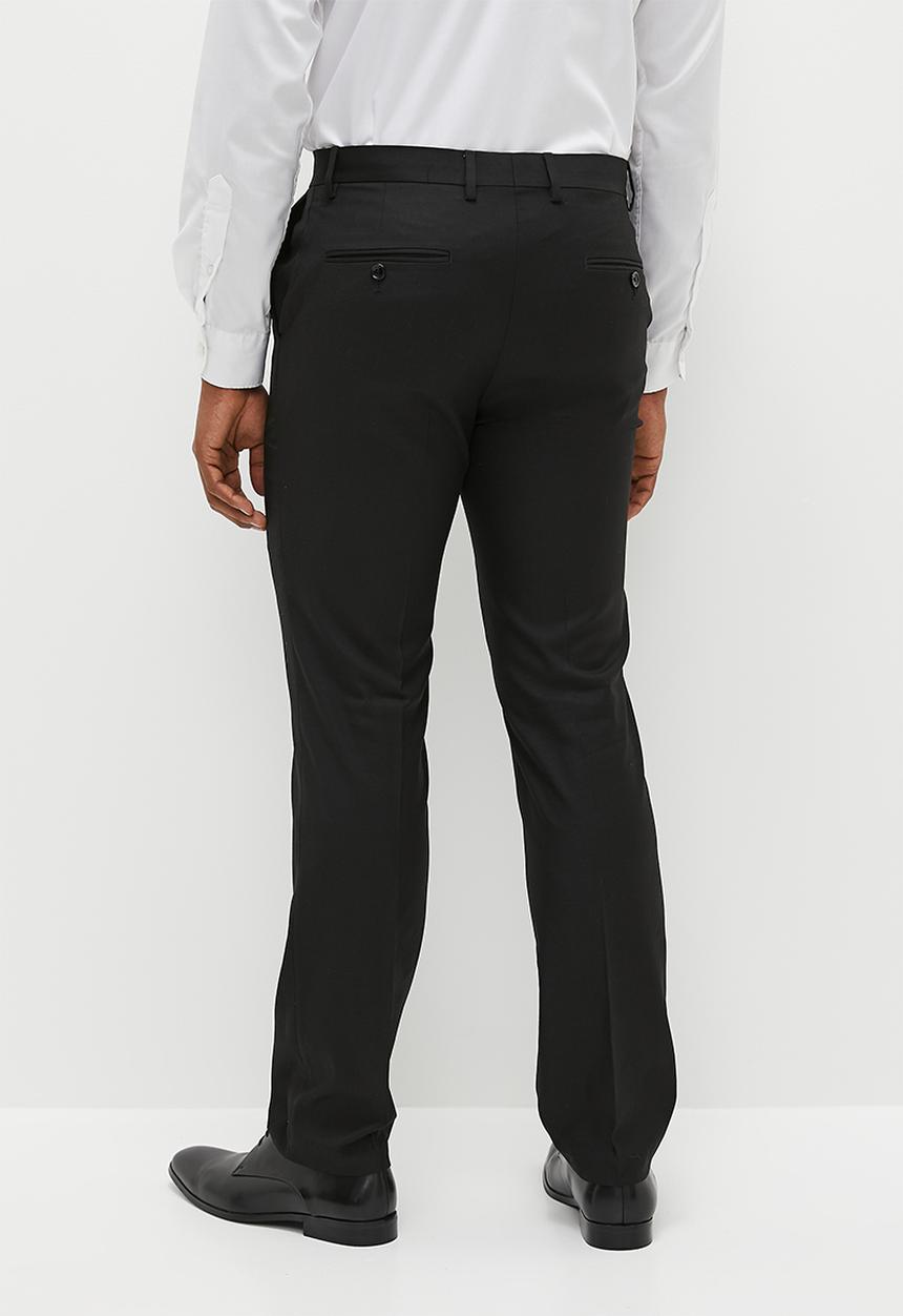POLO - Men custom fit travel trouser - black