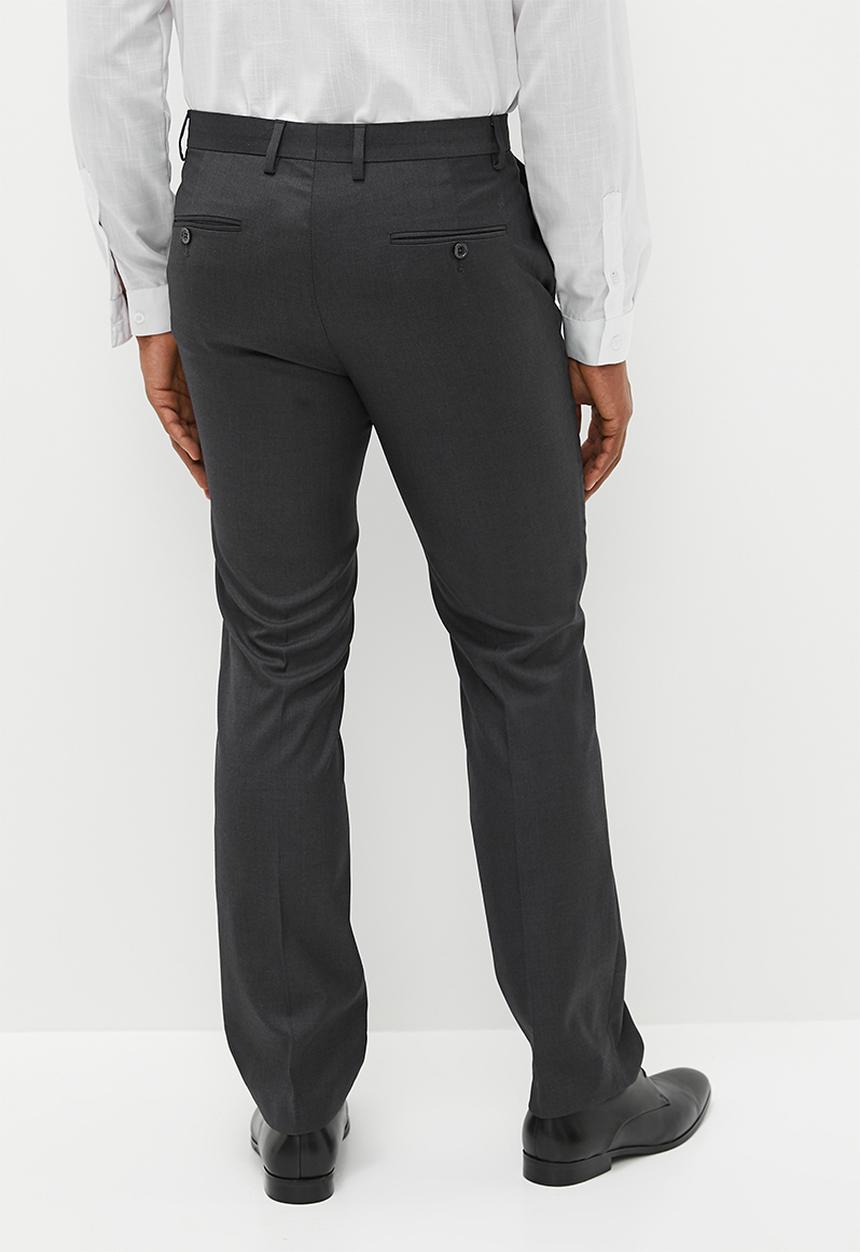 POLO - Men custom fit travel trouser - dark grey