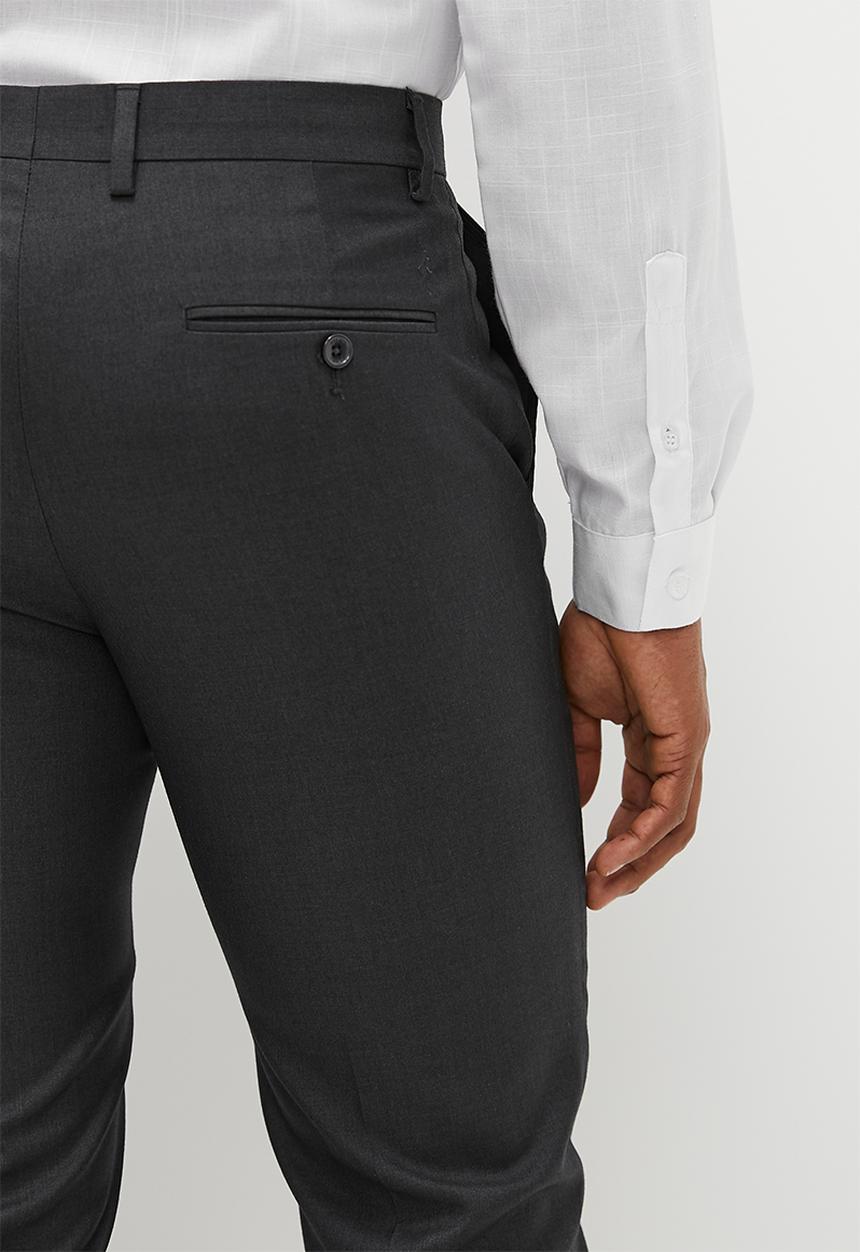 POLO - Men custom fit travel trouser - dark grey