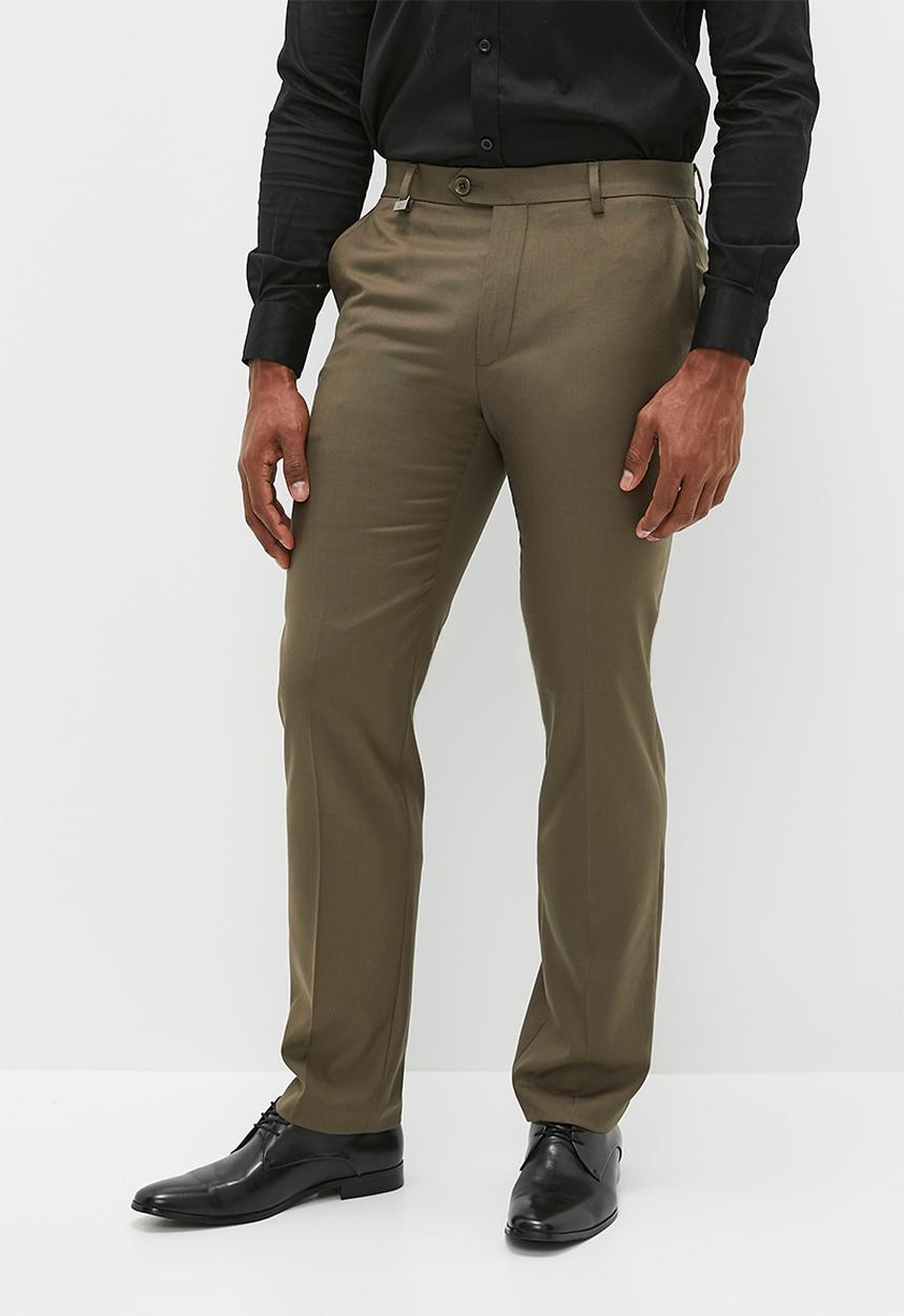 POLO - Men custom fit travel trouser  - khaki