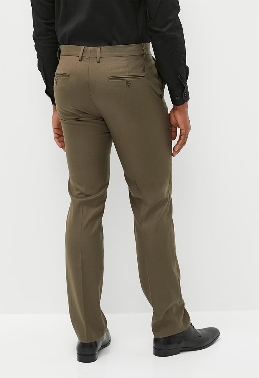 POLO - Men custom fit travel trouser  - khaki