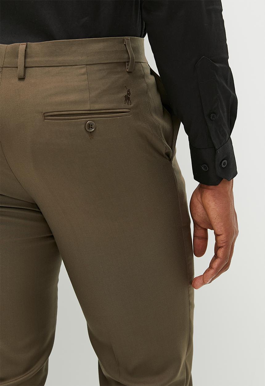POLO - Men custom fit travel trouser  - khaki