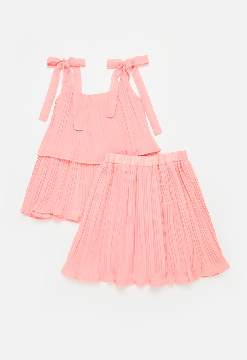 Pop Candy - Frill cami and skirt set - pink