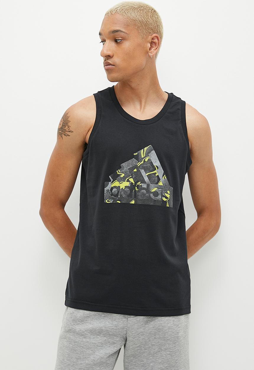 adidas Performance - M fi camo tank - black
