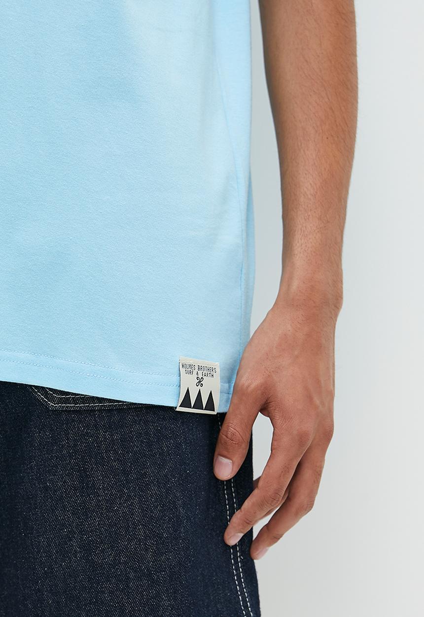 Holmes Bro's - Sangomas tee - mid blue