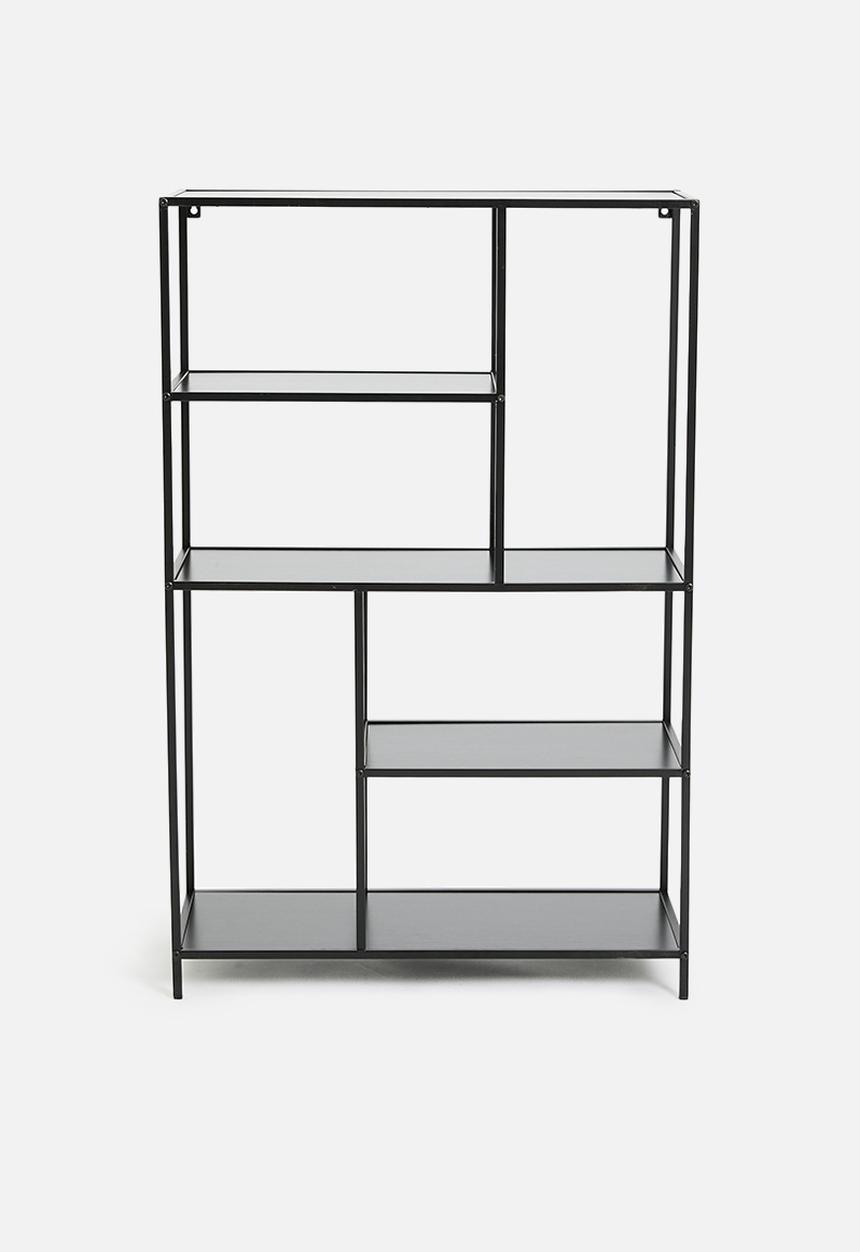 H&S - Asher wall rack - black