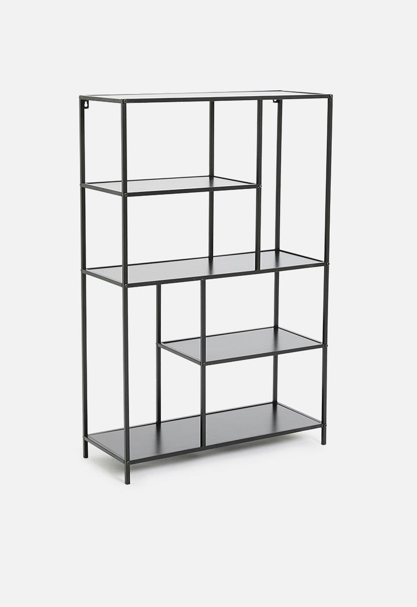 H&S - Asher wall rack - black