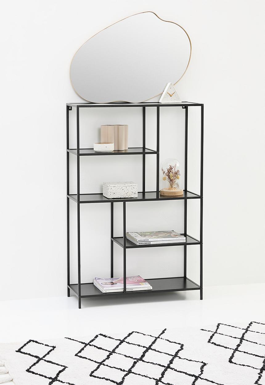 H&S - Asher wall rack - black