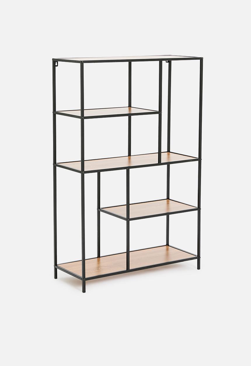 H&S - Scarlett wall rack - natural & black