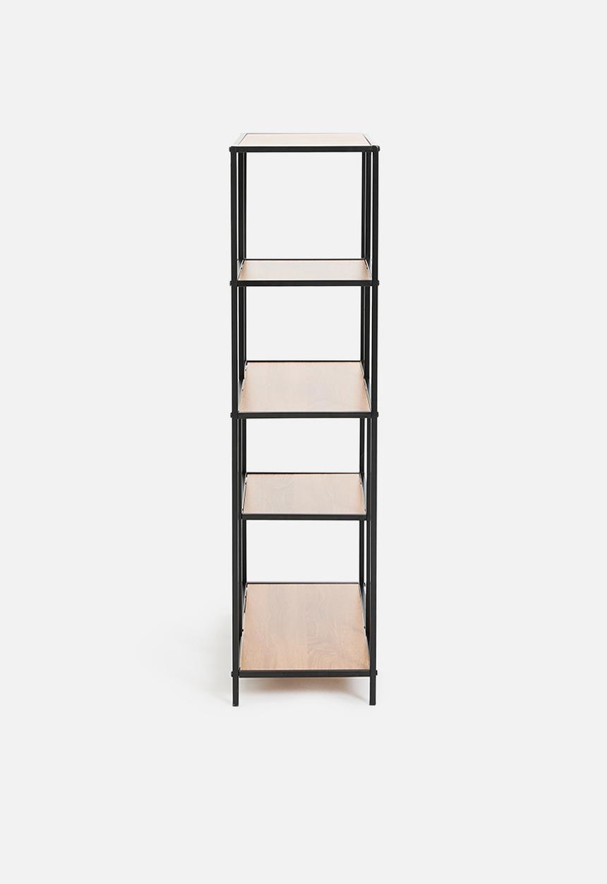 H&S - Scarlett wall rack - natural & black