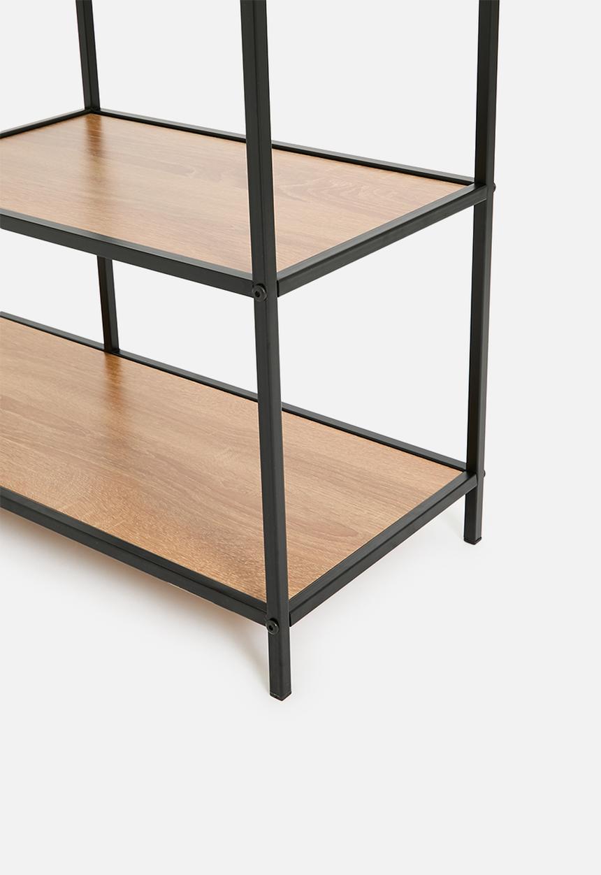 H&S - Scarlett wall rack - natural & black