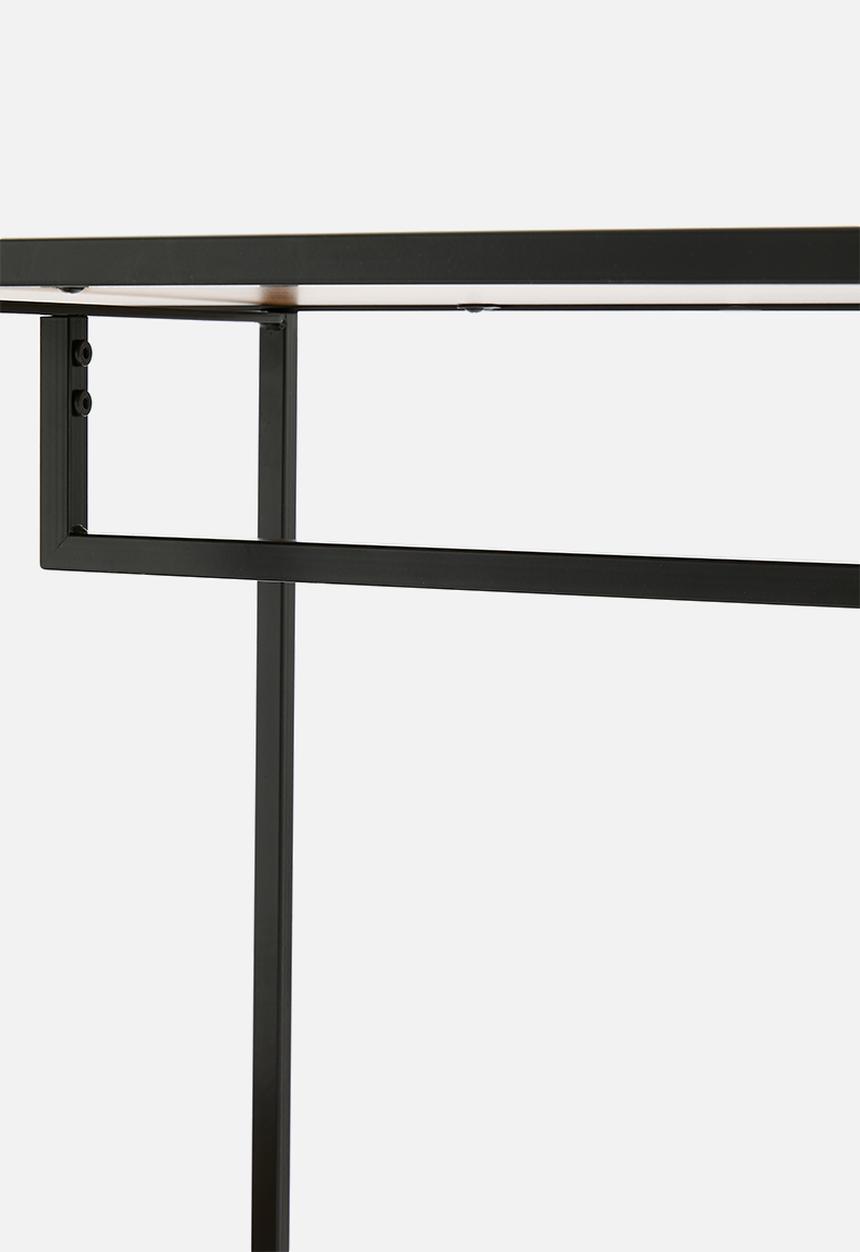 H&S - Jaimie clothing rail - natural & black