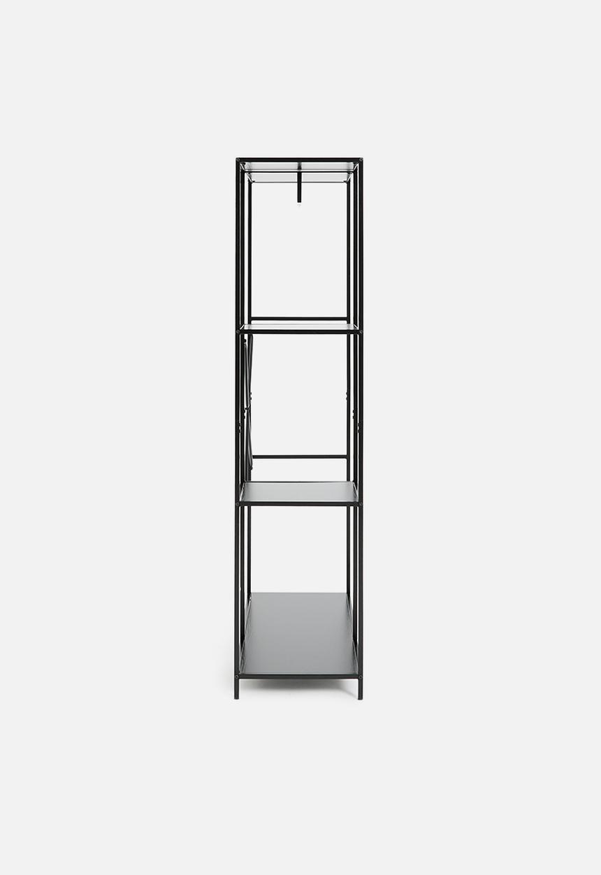 H&S - Mila clothing rail - black