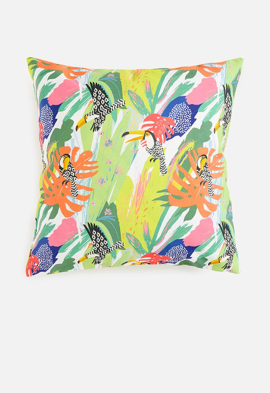 Hertex Fabrics - Cover Toucans - Green