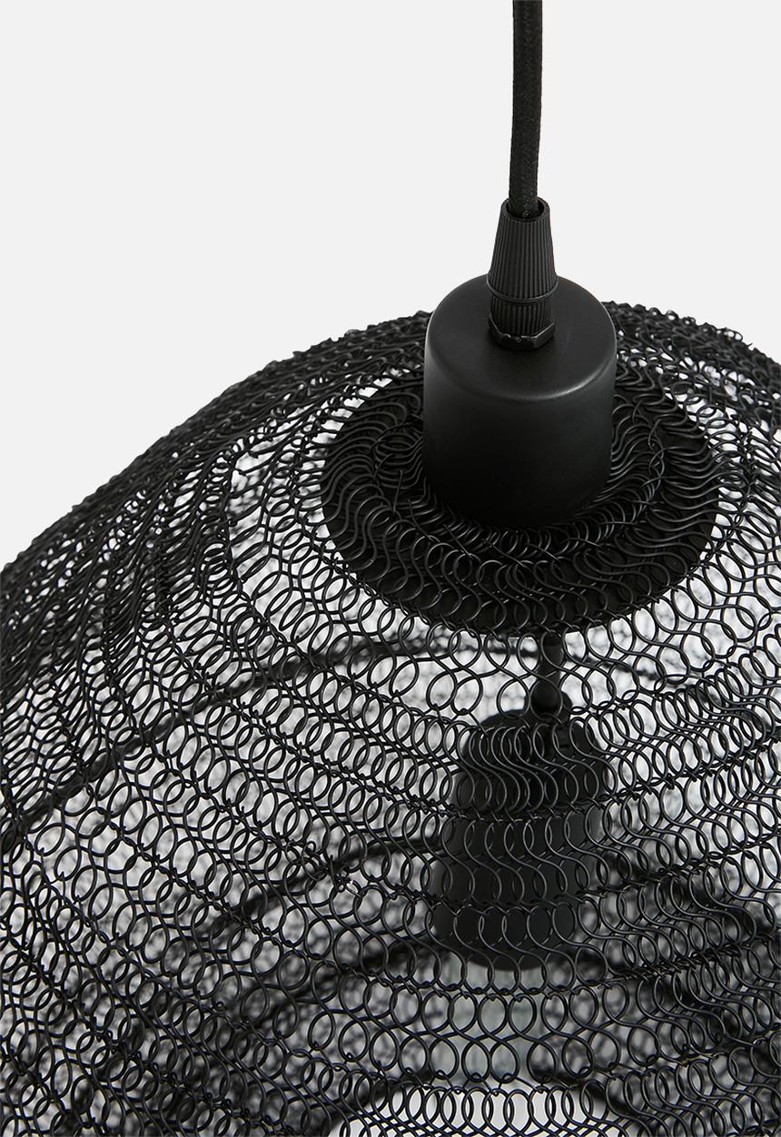 Hertex Haus - Lampara Mesh Pendant - Black