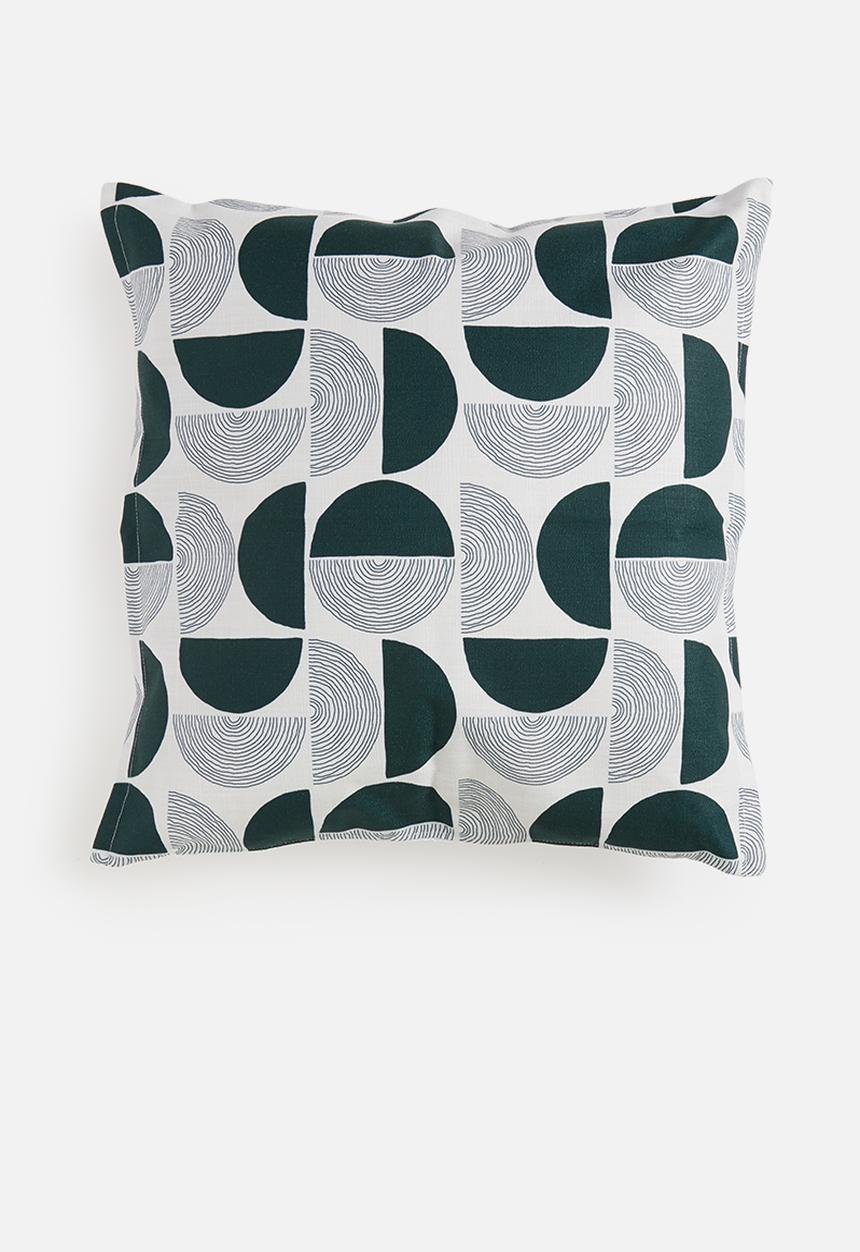 Grey Gardens - Moon Cushion Cover - Black & White