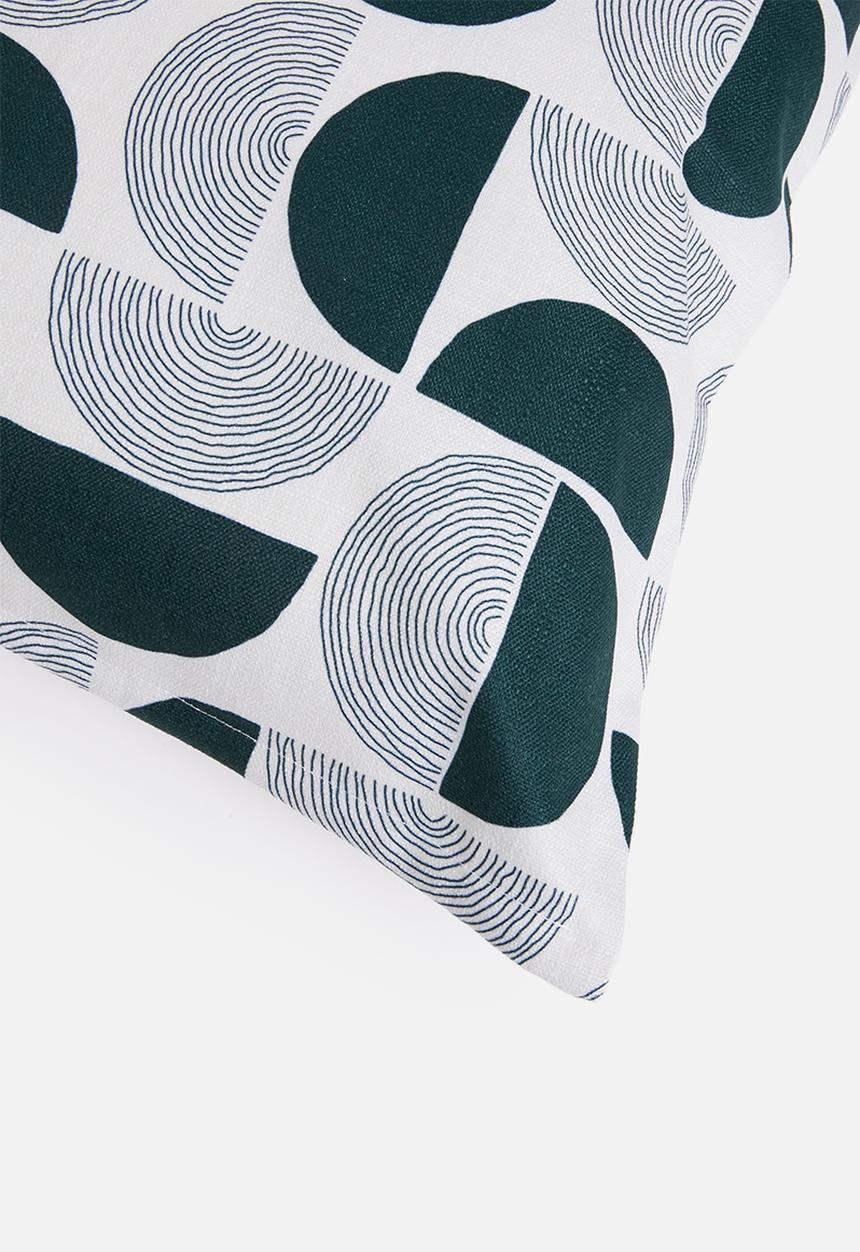 Grey Gardens - Moon Cushion Cover - Black & White