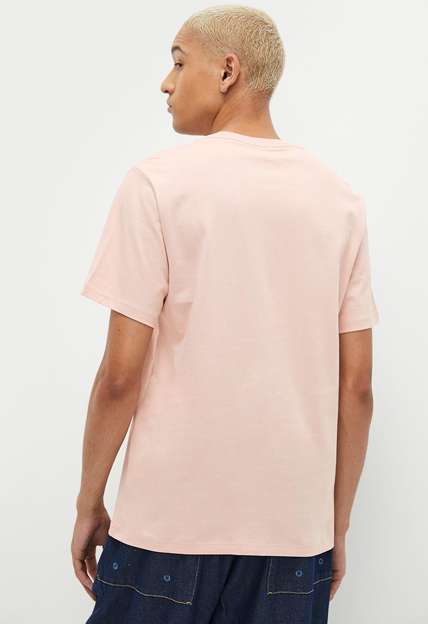 Converse - Converse go-to embroidered star chevron tee - light pink