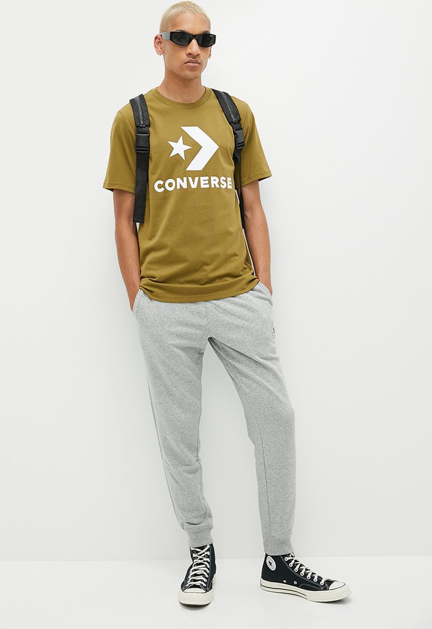 Converse - Converse Go-To All Star Patch Standard Fit Sweatpant - Vintage Grey Heather