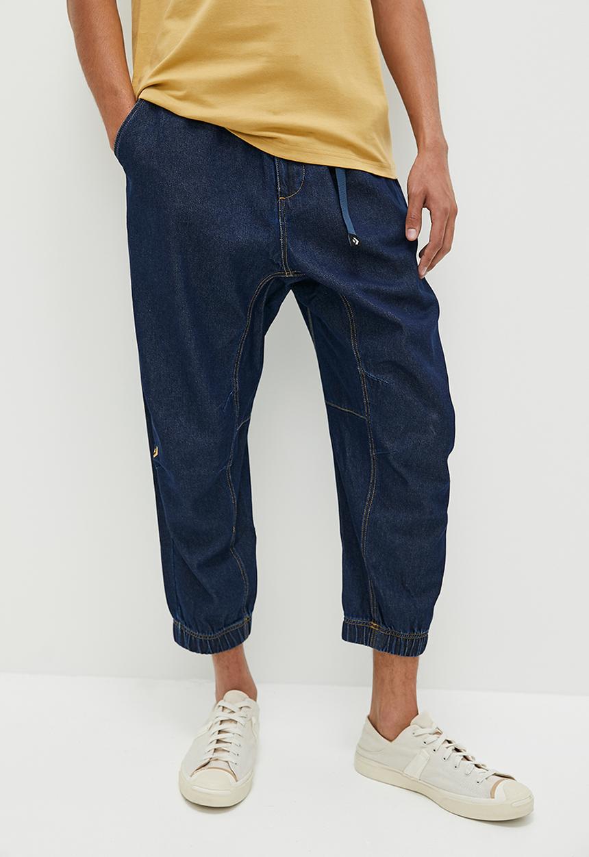 Converse - Elevated denim jogger - mid blue 