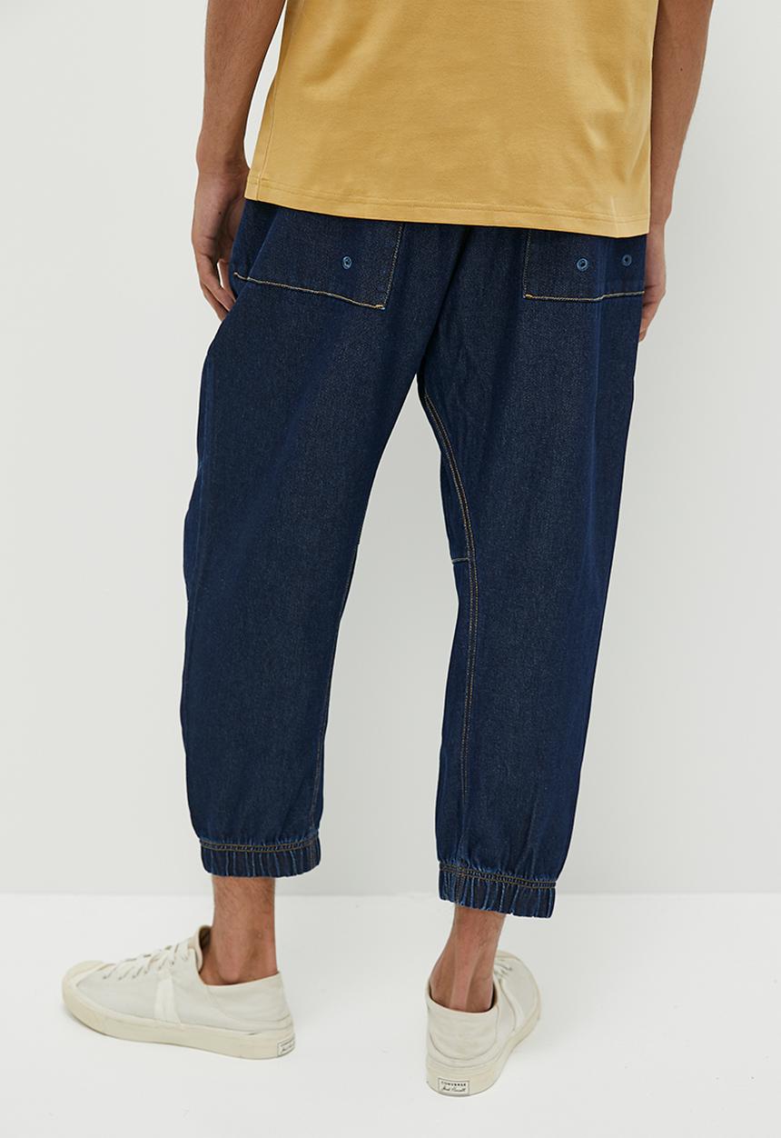 Converse - Elevated denim jogger - mid blue 