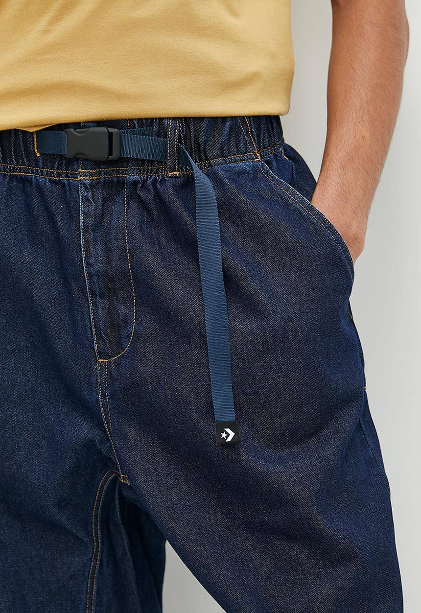 Converse - Elevated denim jogger - mid blue 