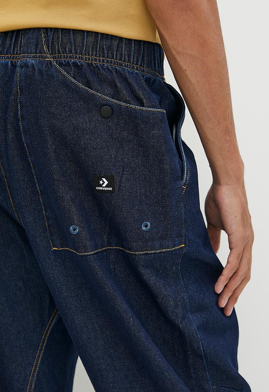 Converse - Elevated denim jogger - mid blue 