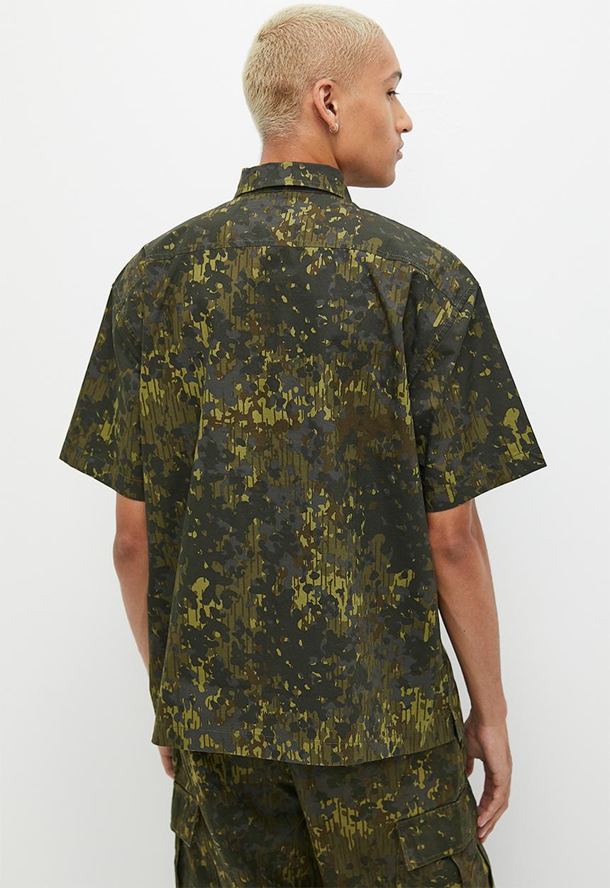 Vans - Bishop short sleeve woven grape leaf - green