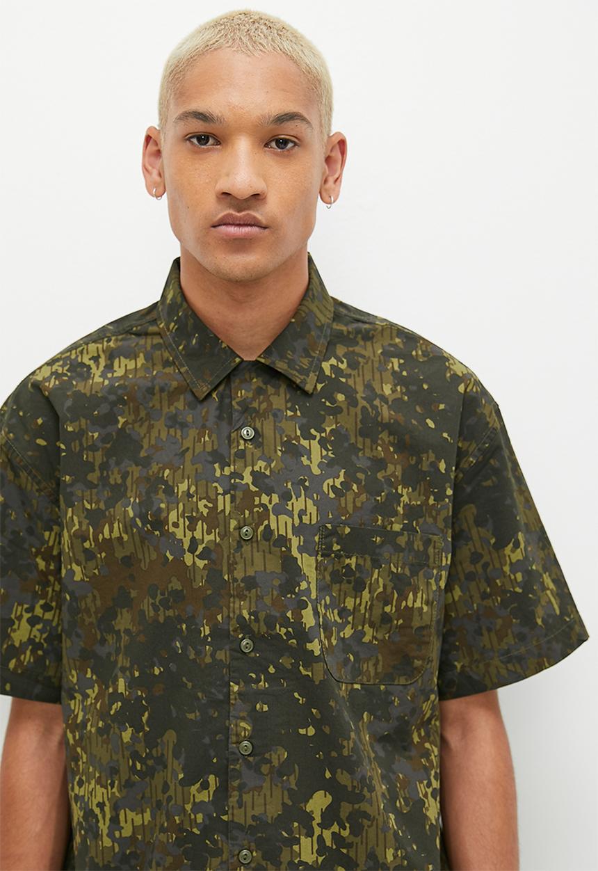 Vans - Bishop short sleeve woven grape leaf - green