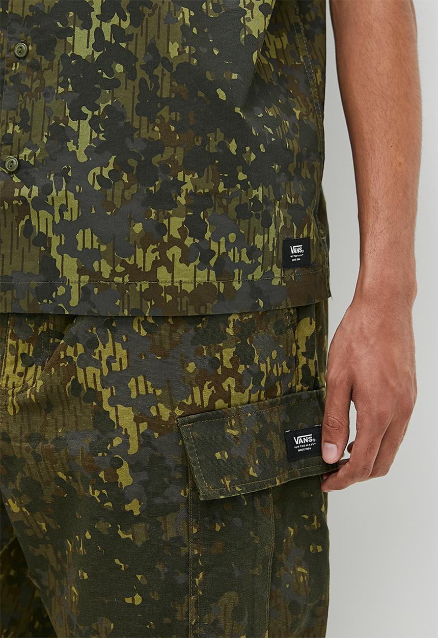 Vans - Bishop short sleeve woven grape leaf - green