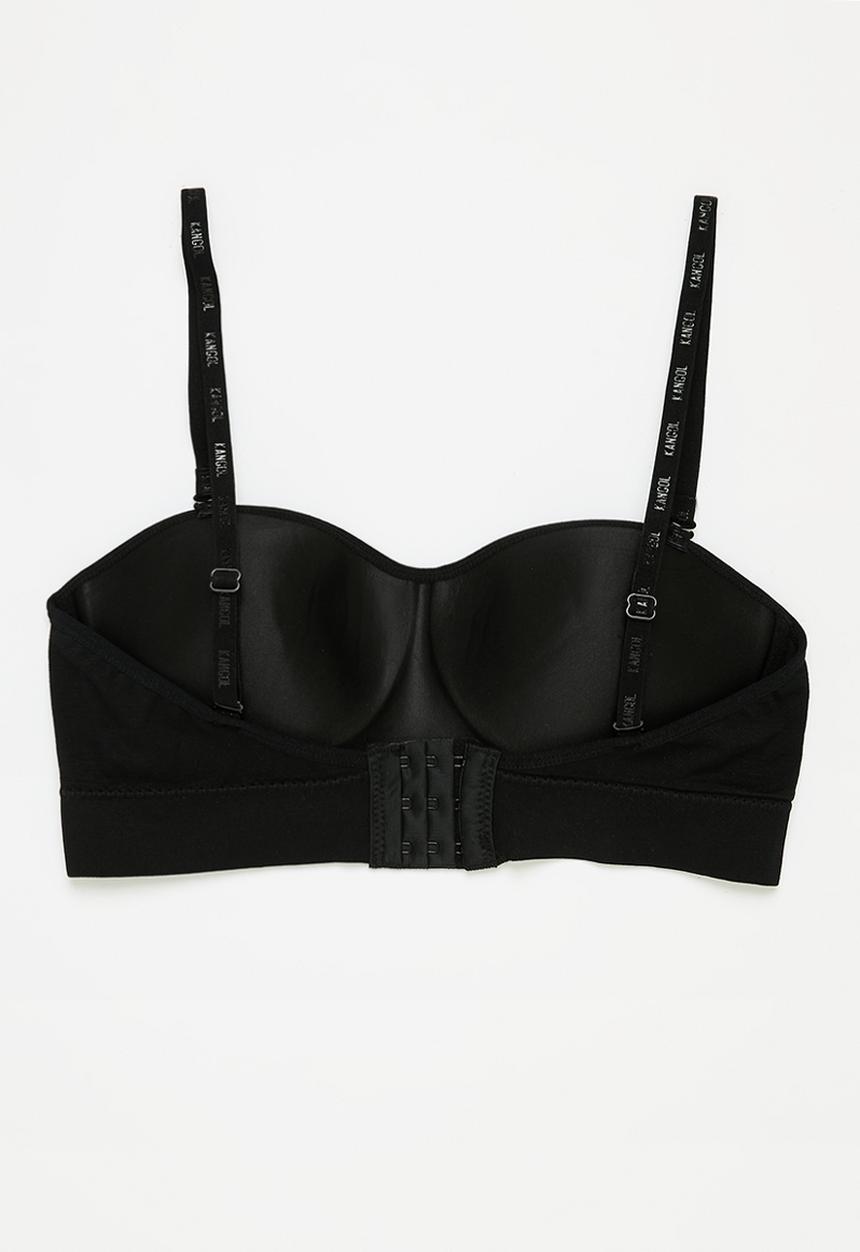 KANGOL - Single moulded seamless bandeau - black